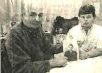 Kevin Ludlow with his nephew Jimmy Sharkey.